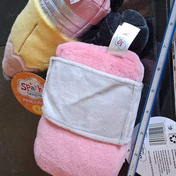 SPARK IMAGINE PENCIL AND ERASER PLUSHES - Picture 2 of 2